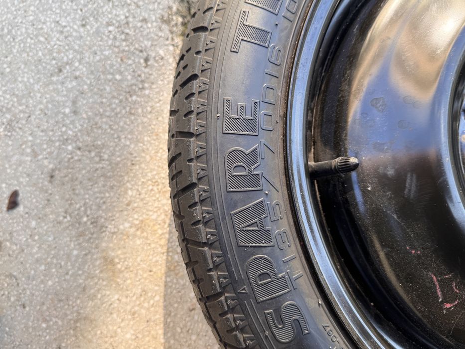 Резервна гума тип патерица за Нисан / Рено / Дачиа