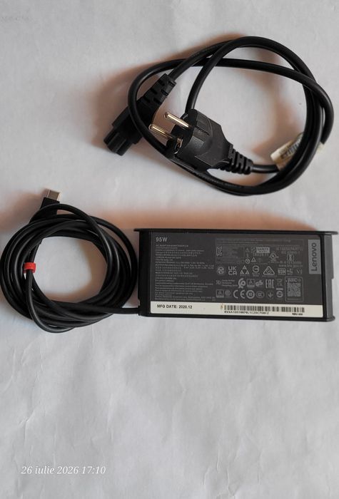 Alimentator 95 W pentru laptop Lenovo  cu mufă tip C