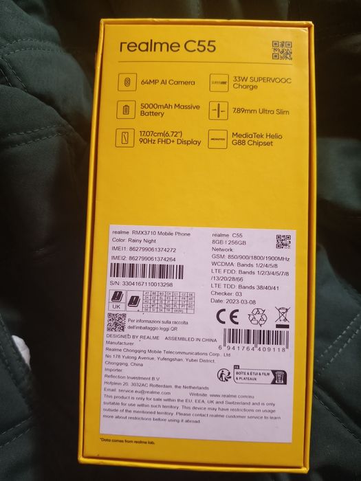 Realme C55 , 256 GB , 5G