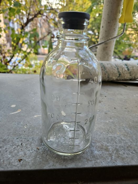 Стеклянная бутылка 400 мл