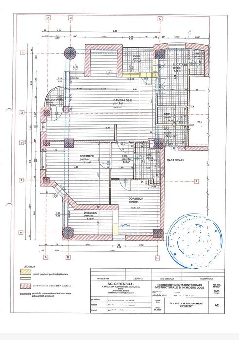 Apartament 3 camere centru