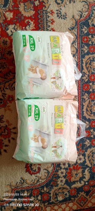 Трусики новые  детские размер 6 за 2 пачки 7000