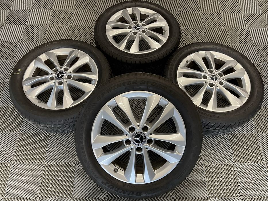 Jante Roți 17 Mercedes C B A Class W205 W206 Anvelope 225 50 R17 M+S