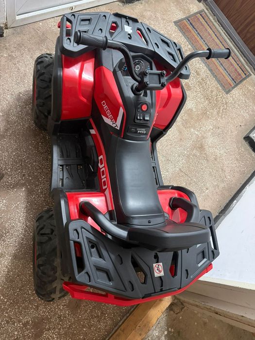 ATV electric copii 4x4 Premier Desert cu telecomandă