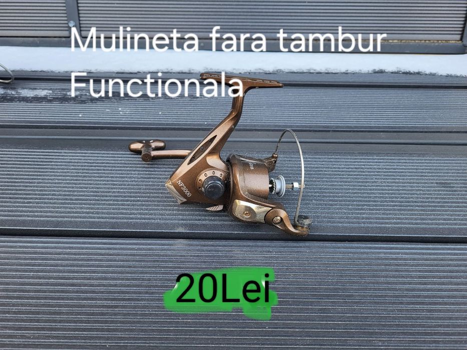 Mulinete și un cotor de lansetă