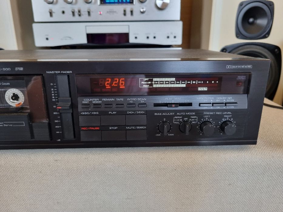 Deck Yamaha KX-500. Dolby B,C, HX Pro. Impecabil.