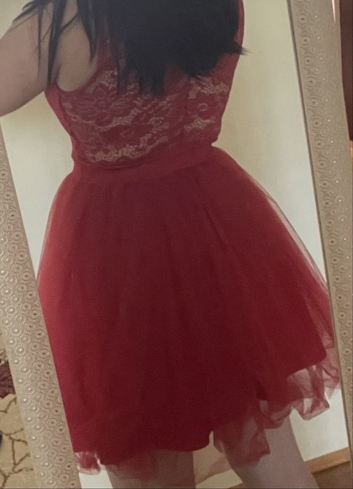 Rochie de ocazie cu tull