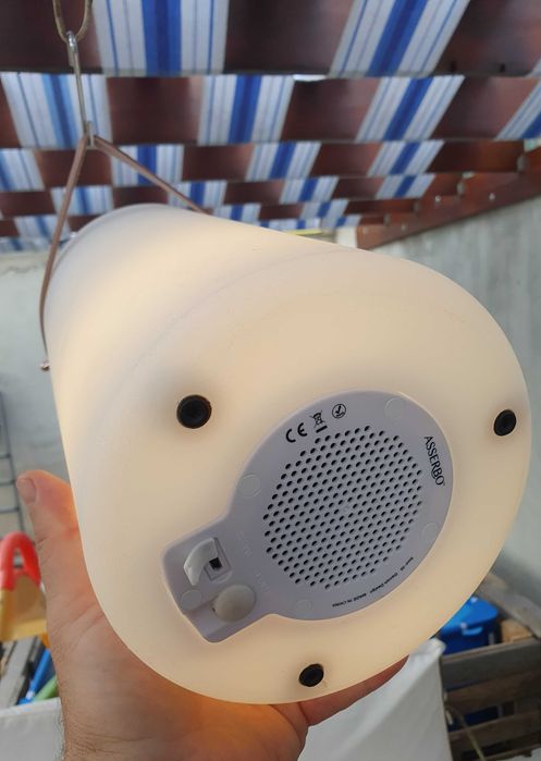 Boxa Asserbo Soul-35 Boxa Lampa LED & Bluetooth Frapiera Terasa