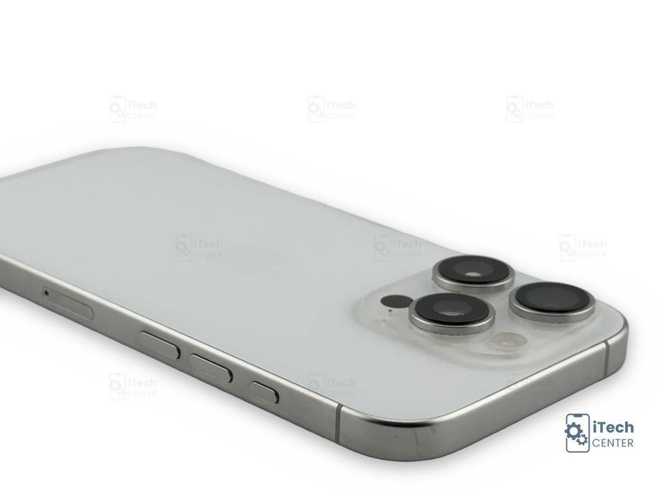 iPhone 16 Pro, 128GB, White, 100% батерия, КАТО НОВ, 1г. ГАРАНЦИЯ!