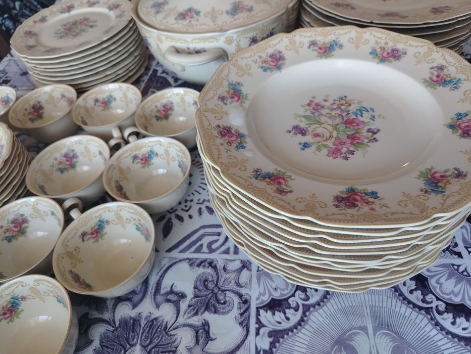 Heinrich Selb Колекционерски висококачествен баварски порцеланов серви