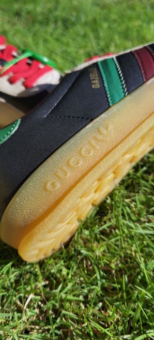 Обувки Adidas x Gucci Gazelle Black Green Red