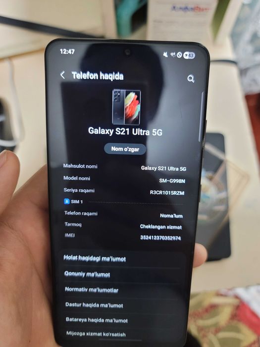 Samsung S21 ultra