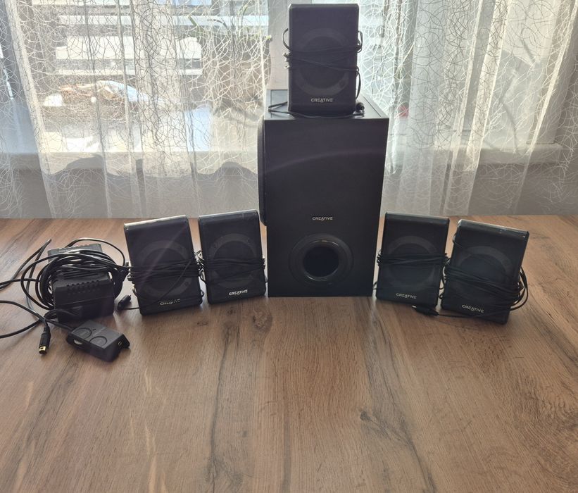 5.1 Creative Inspire P580,саб+5 колонок