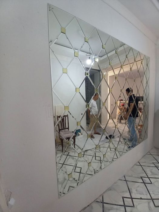 Стеклянные изделия зеркала ромбик оргстекло с рисунком душкабина 10 мм