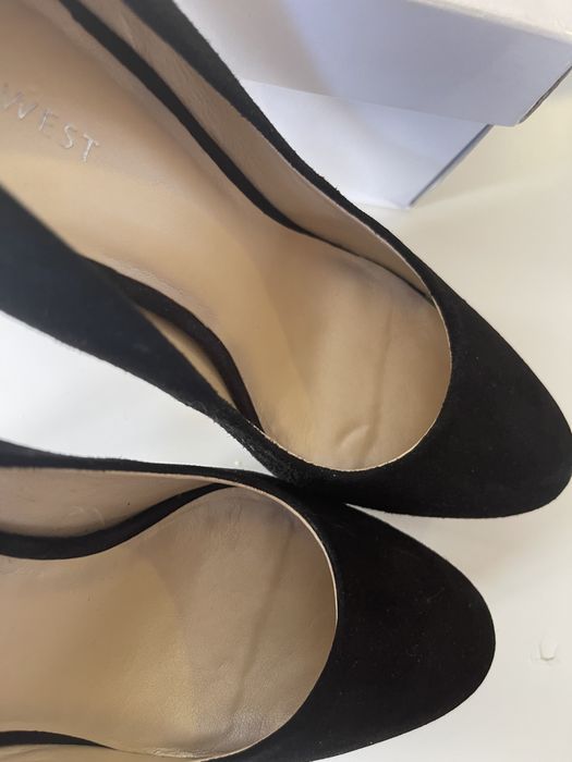 Nine West 39 велурени обувки на висок ток