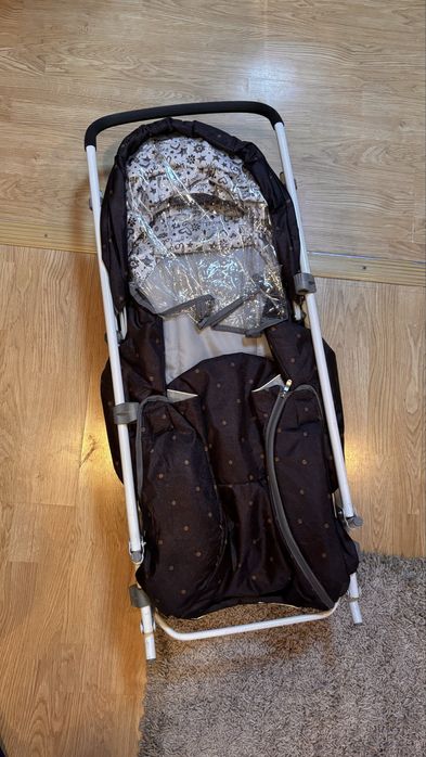 Санки коляска на колесах