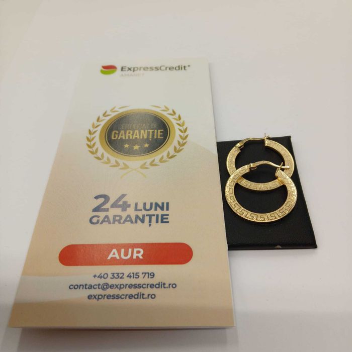 Cercei aur 14k (ag49 Esplanada b.8149)