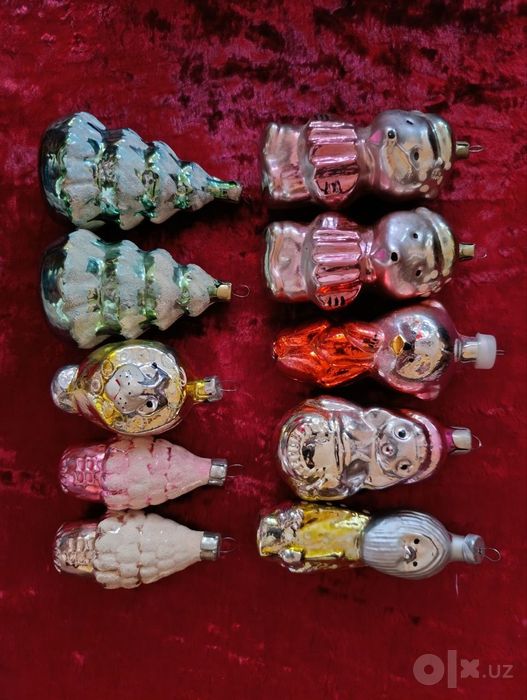 Ёлочные игрушки , гирлянды , дед морозы , снегурочки СССР