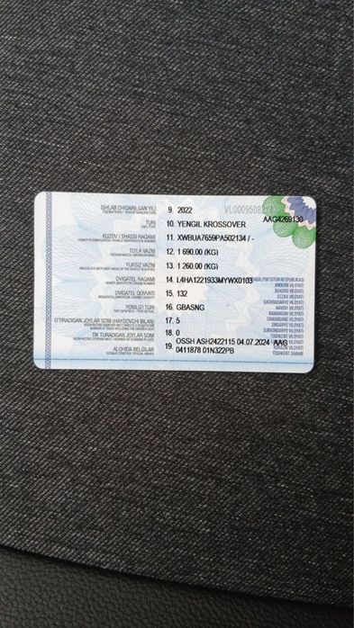 Moshina yahshi propani ham bor bita eshigida azgna kraska bor