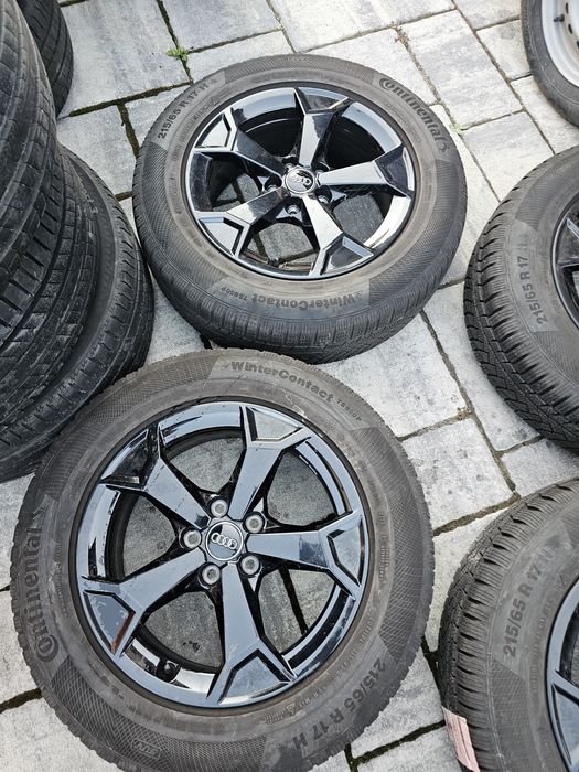 Jante originale Audi Q3 r17 cu cauciucuri de iarna