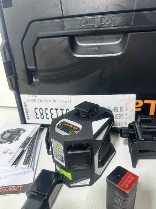 Laserliner X3-Laser Pro - Laser verde 3D 3 x 360 grade dewalt hilti makita bosch