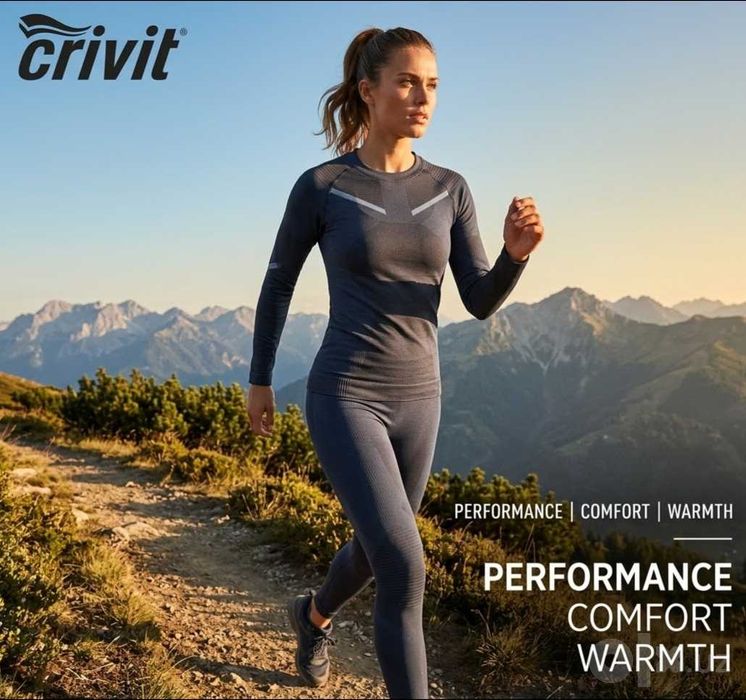Crivit немецкое женское зональное  технологичное термобелье до -30