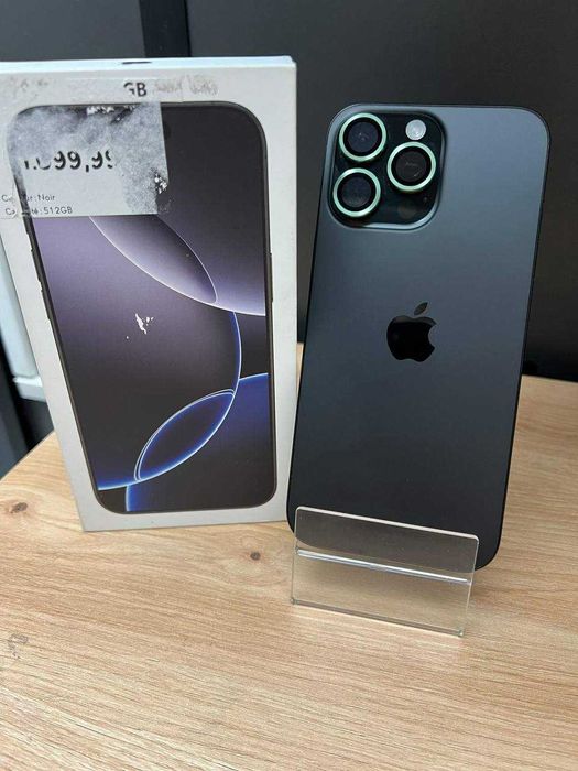 Telefon Apple iPhone 16 Pro Max Black 512GB Cod 115909