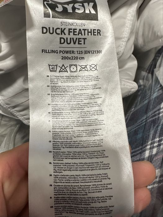 Plapuma noua din pene calduroasa din jysc 200x220mm