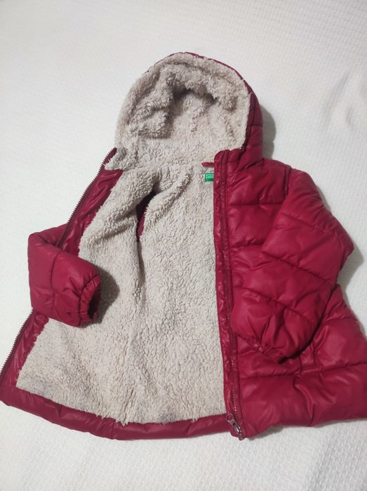 Зимна яке момиче Benetton,110 cm, 4-5 години