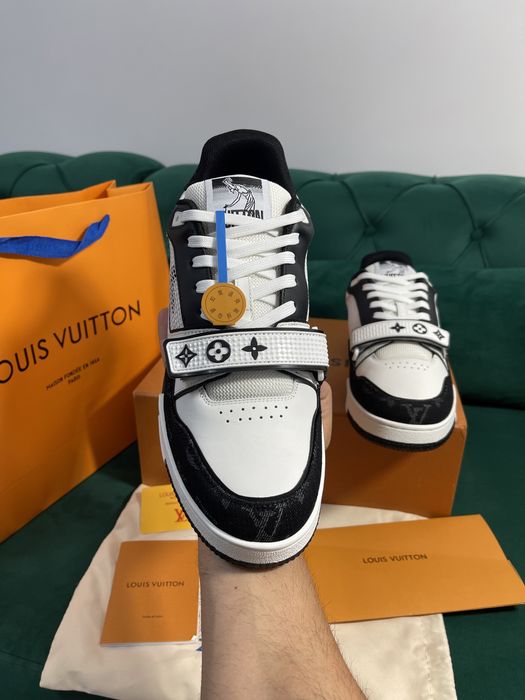 Adidasi Louis Vuitton piele naturala Full Box Premium colectie noua