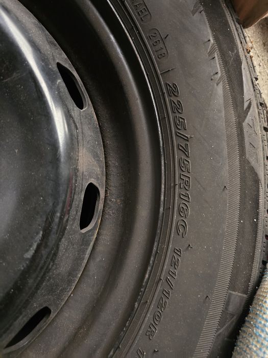 225 75 r16 cauciucuri cu jante fiat ducato si jumper