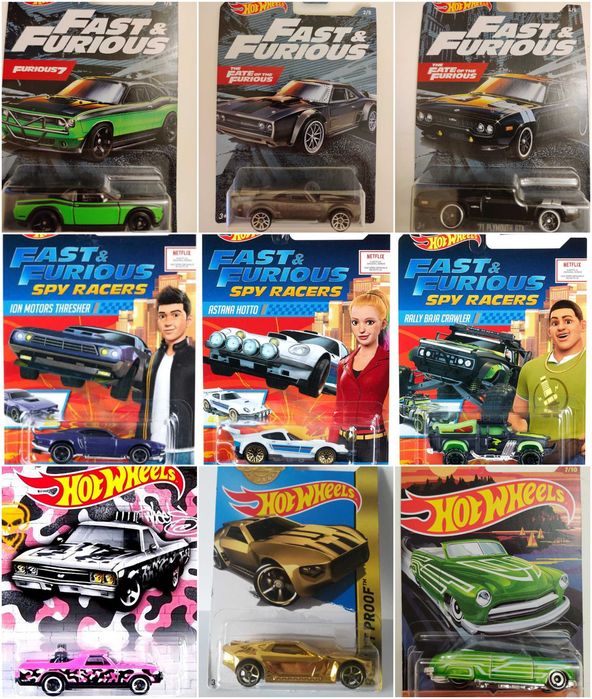 Метални колички Hot Wheels от сетовете LARRY Wood FORZA GRAN Turismo