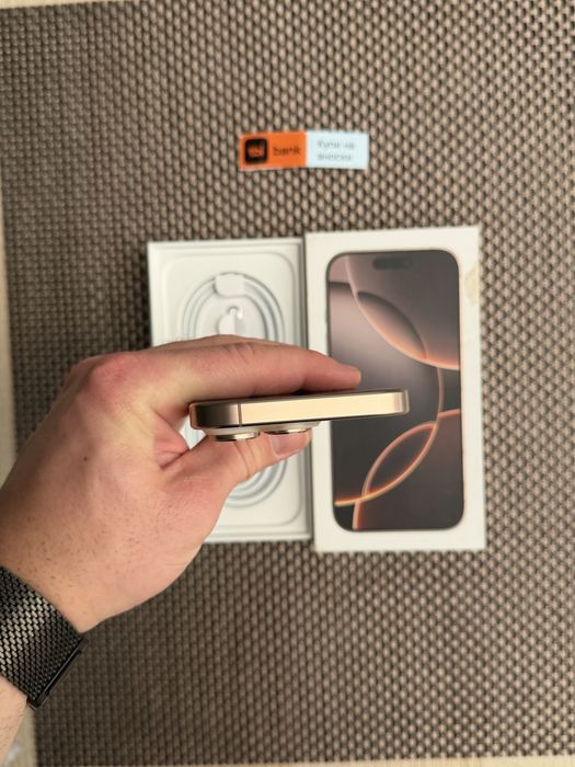 КАТО НОВ!*ЛИЗИНГ* iPhone 16 Pro 128Gb Desert Titanium / ГАРАНЦИЯ