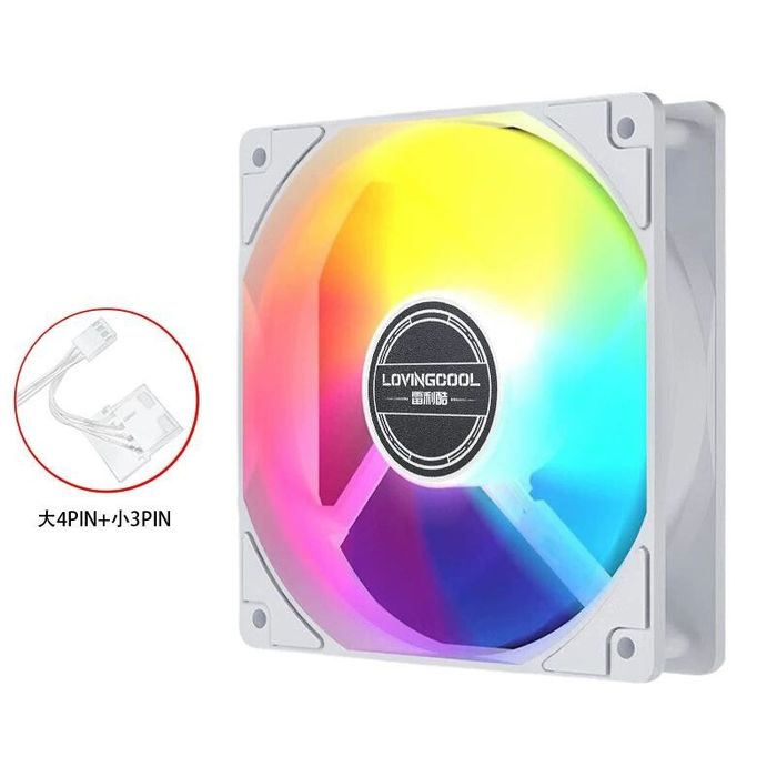 Вентилятор для корпуса ПК с подсветкой RGB – LOVINGCOOL 120мм