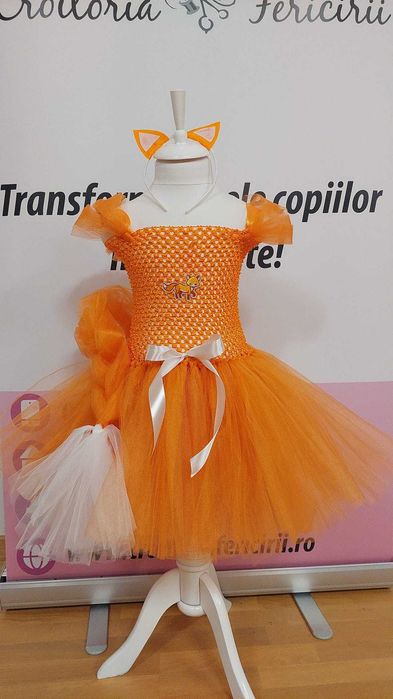 Rochita TUTU Vulpe Vulpita Tigru Leu Soricel animale serbare carnaval