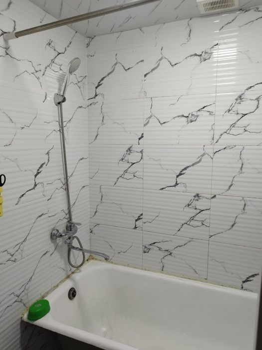 2/1/5 Сергели 2. Квартира 58 м², с ремонтом. Есть огород. Метро 500 м.