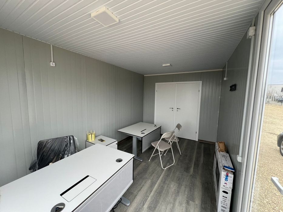 Container modular, birou, depozit, cazare muncitori, organizare santie