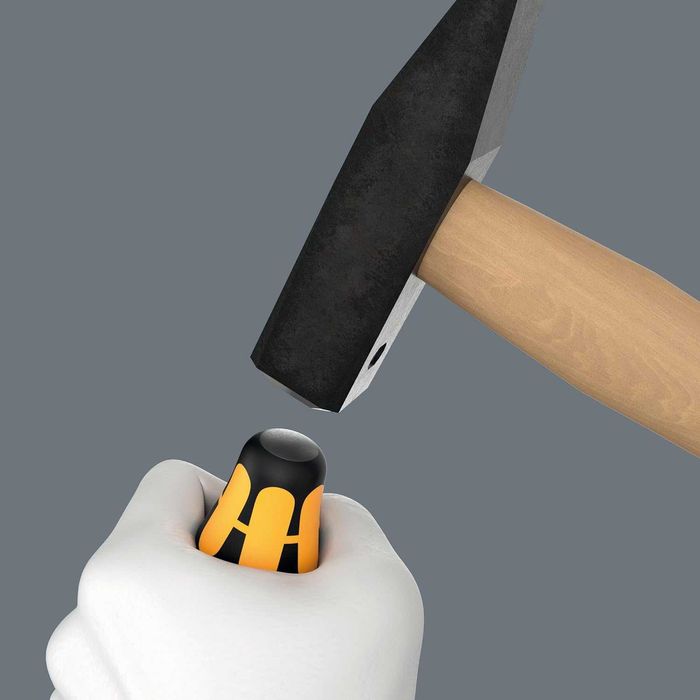 Wera Kraftform Plus 932/6 комплект 6бр.ударни отвертки,със стойка