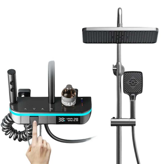 Модерен интелигентен душ с дисплей и LED подсветка