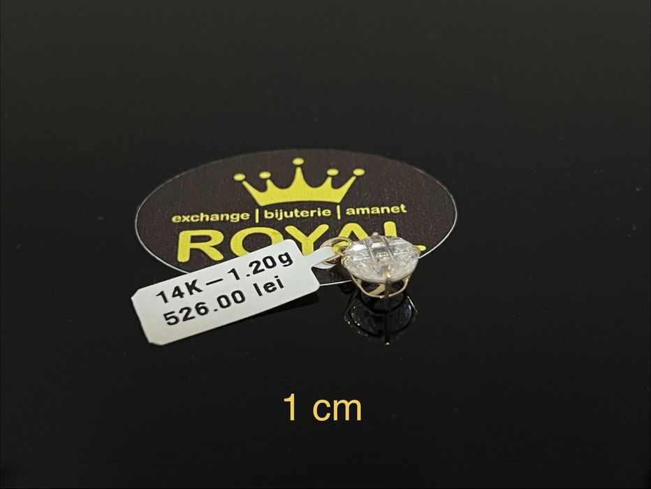 Bijuteria Royal CB : Pandant aur nou 14k 1,20gr
