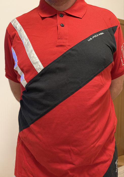 Vand tricou  barbat US POLO ASSN  XL original cu eticheta Bacau
