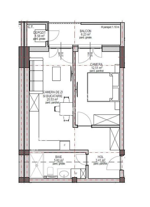 Apartament cu 2 camere si gradina proprie zona Lacul lui Binder — fotografia 3