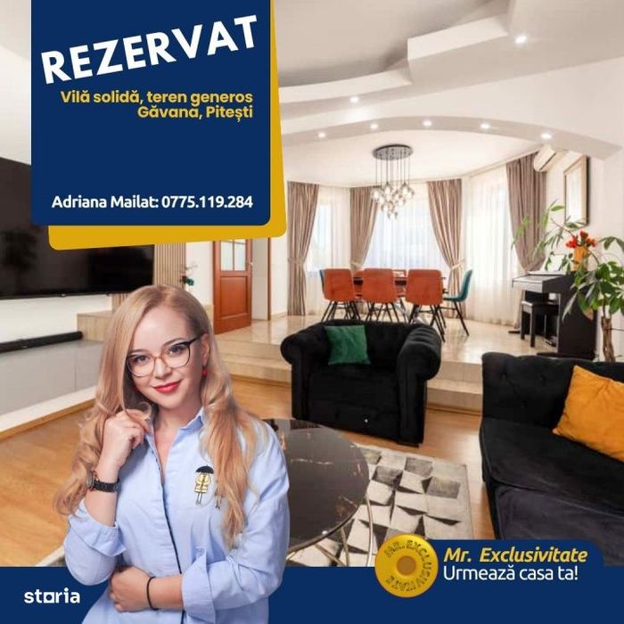 Vila solida si premium in Gavana - teren generos