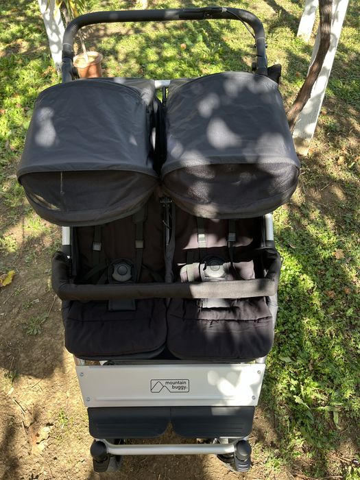 Mountain Buggi Количка за близнаци Duet V3 Black