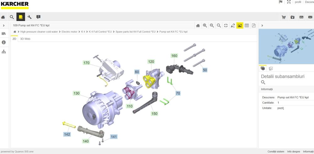 Reparam/vindem pompe karcher