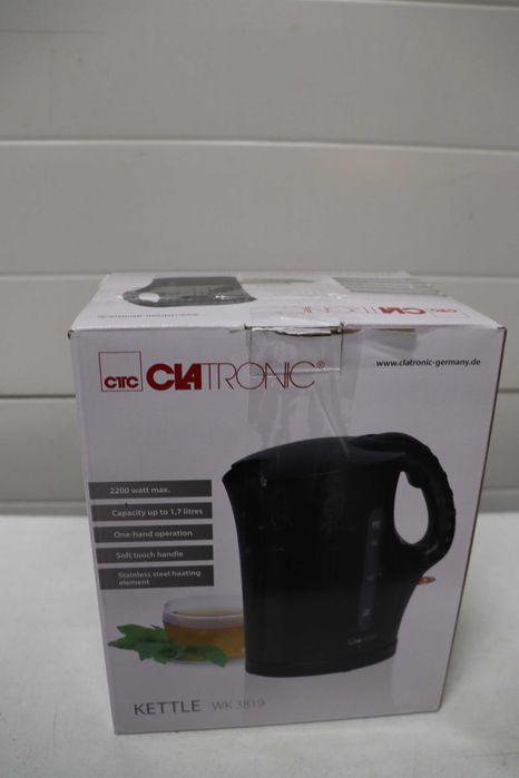 Електрическа кана Clatronic 1.7 л, 2200 W, с филтър против котлен камък