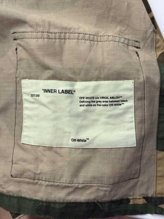 Geaca Off-White camouflage field jacket