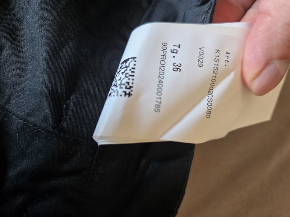 Stone Island Ghost cargo pants нов — black, размер 36
