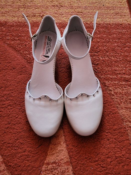 Pantofi mireasa piele