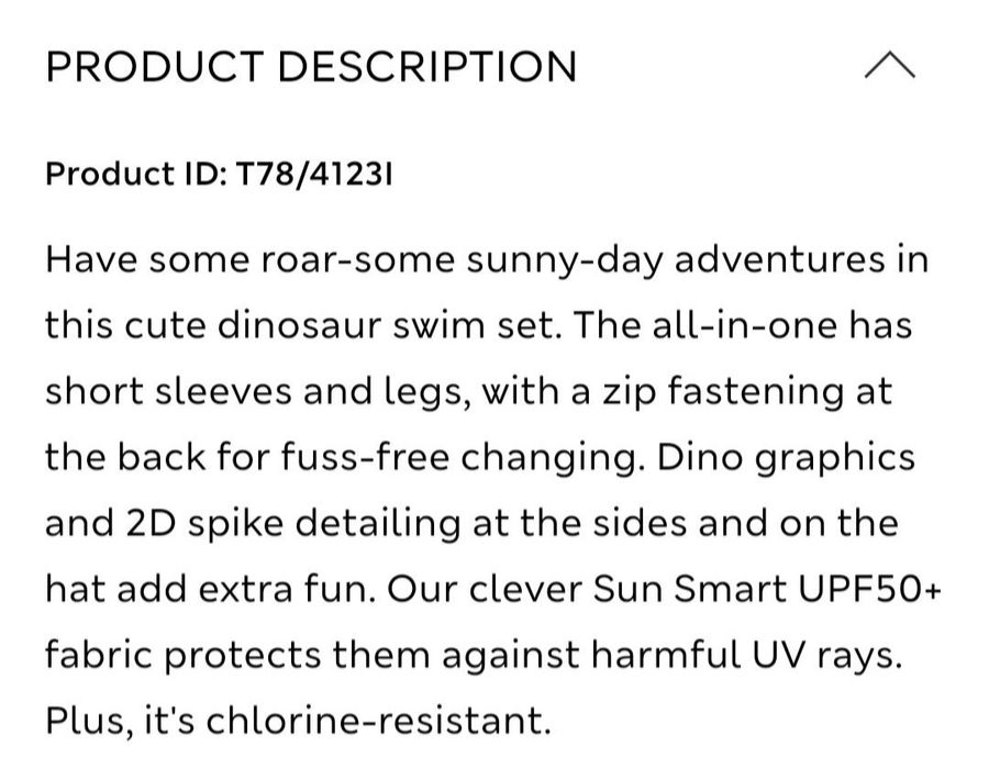 Costum înot, filtru UV, nr 98 (2-3 ani)